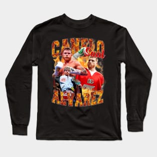 VINTAGE RETRO CANELO ALVAREZ BOOTLEG Long Sleeve T-Shirt